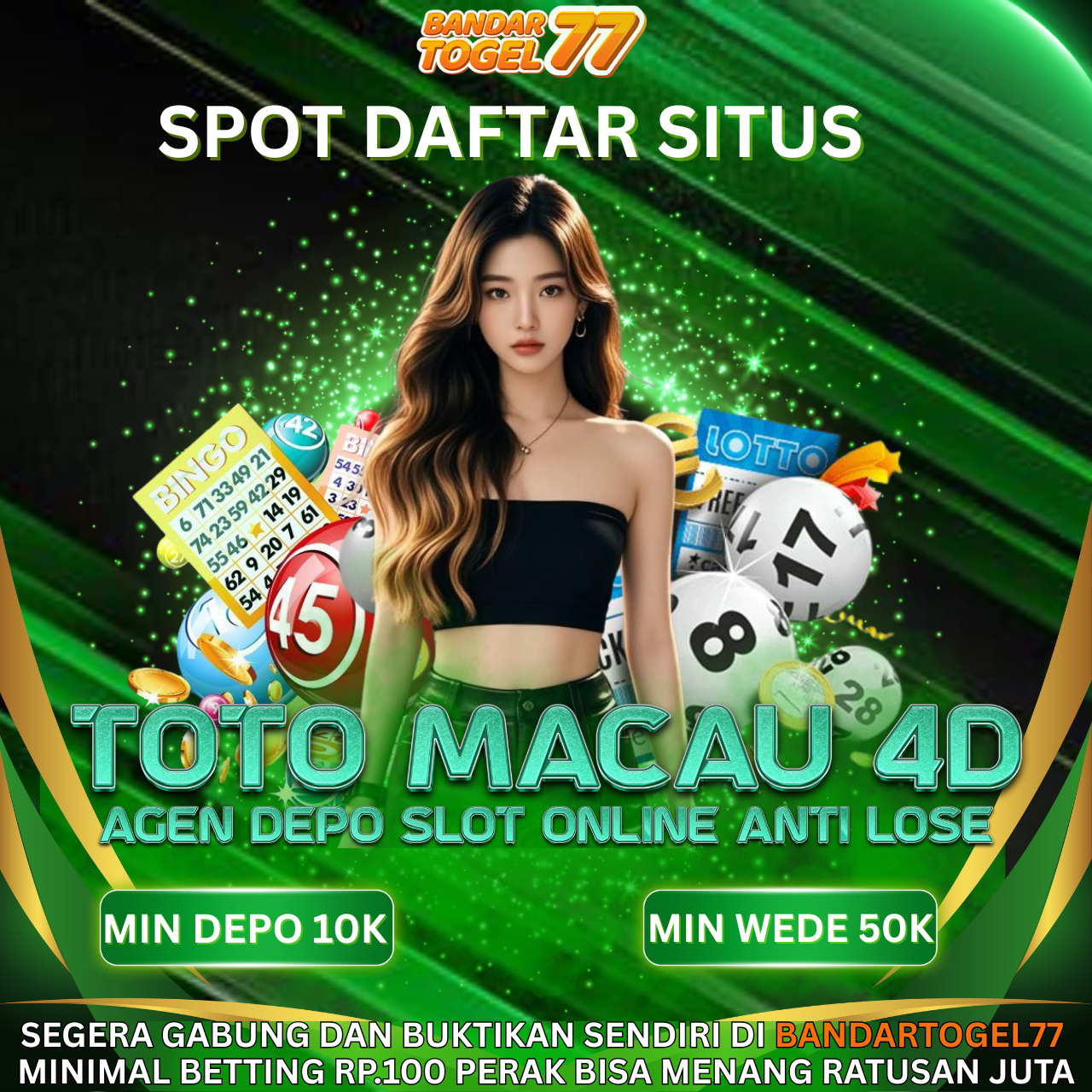 BANDARTOGEL77 - Spot Daftar Situs Toto Macau 4D & Agen Depo Slot Online Anti Lose - WooCommerce eCommerce